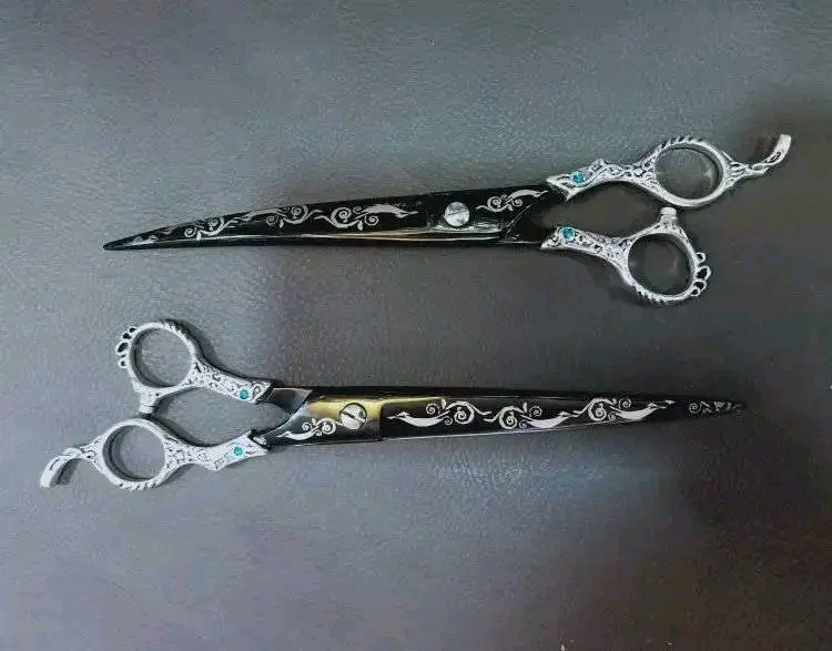 Black Roses Pro Dragon Dog Grooming Shears Set