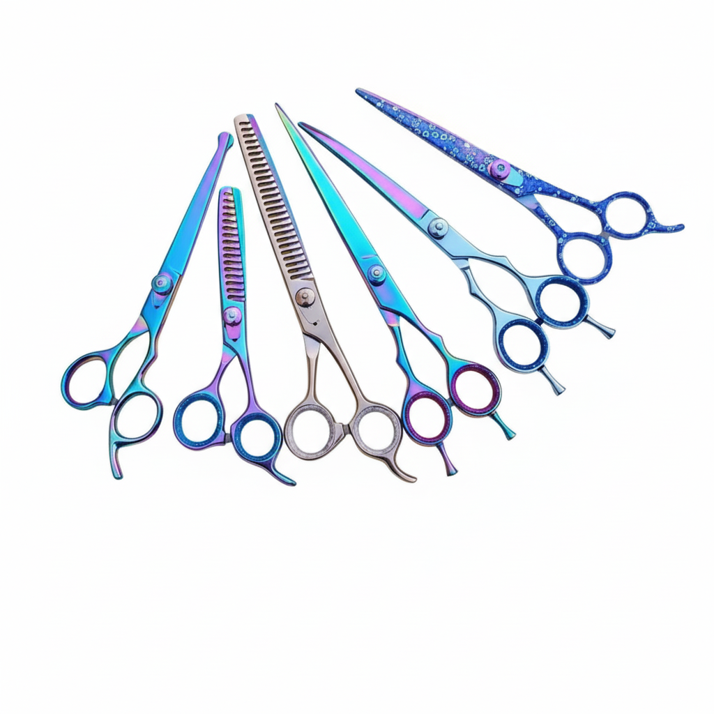 6 Pet Grooming Shears Sets